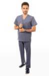 Dark Grey Scrub – Poly