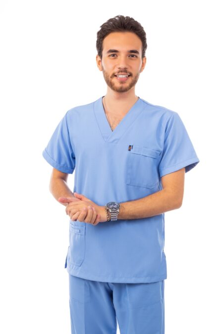 Sky Blue Classic Scrub