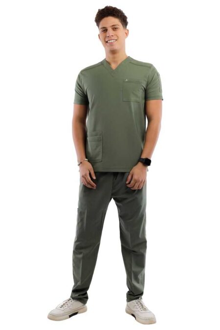 Olive Premium Male Scrub