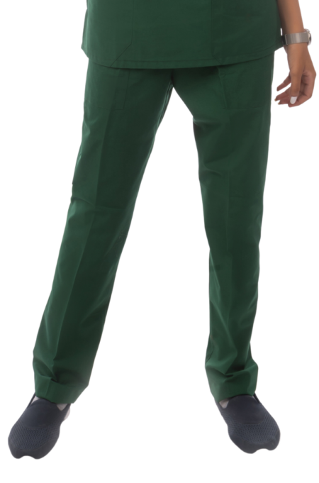Dark Green Classic Pants