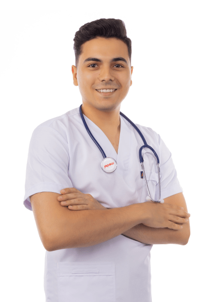 توب كلاسيك رجالي أبيض نص كم