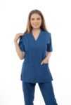 Dark Steel Blue Scrub
