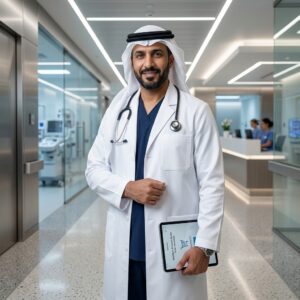لاب كوت طبي أبيض1