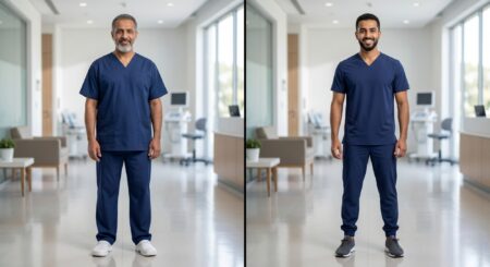 athletic fit scrubs