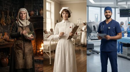 history of nursing uniforms