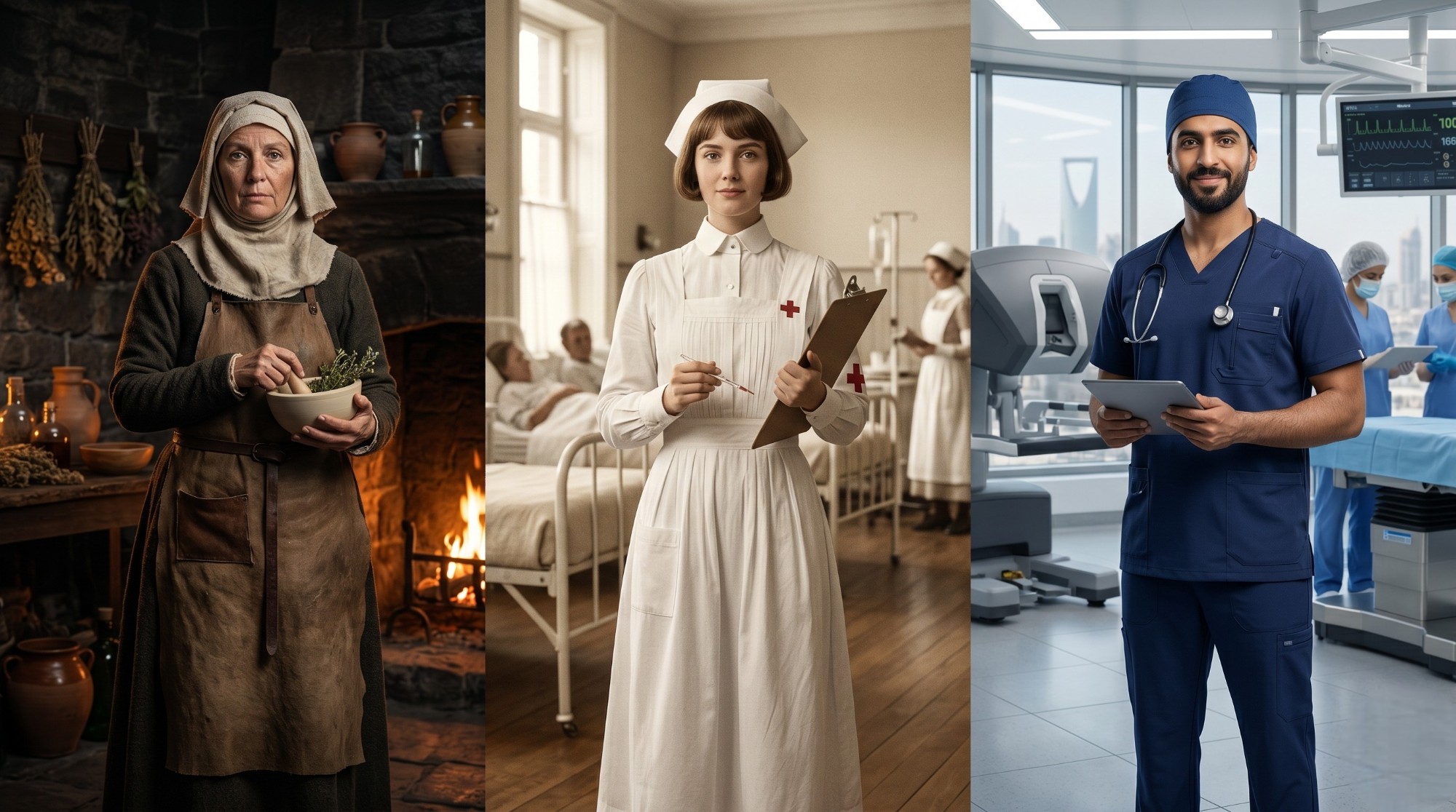 history of nursing uniforms