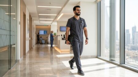 how to style scrubs
