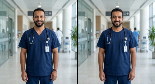 v-neck scrubs